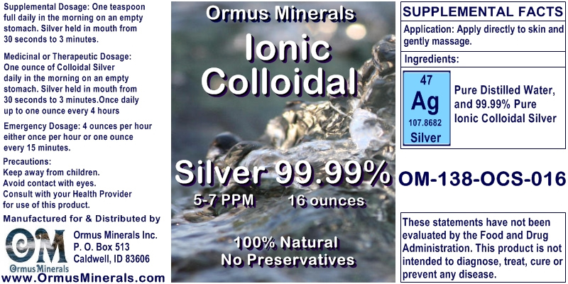 Colloidal Silver