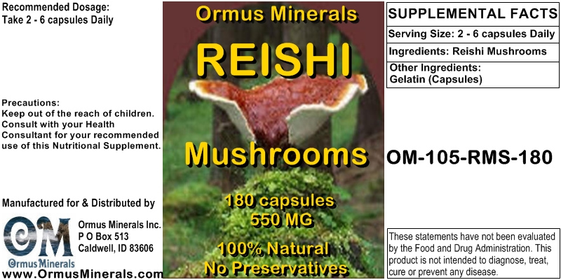 Reishi Mushrooms Reishi Mushrooms